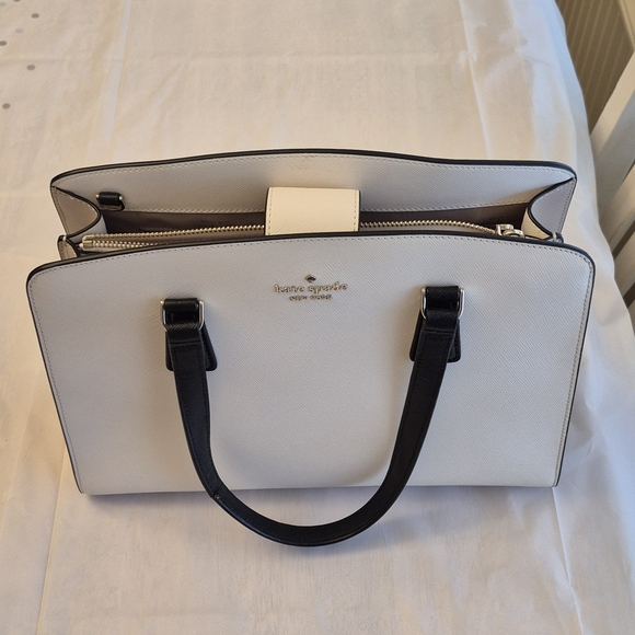 Kate Spade New York Perry Med Satchel Saffiano Leather Crossbody Bag - Picture 4 of 11